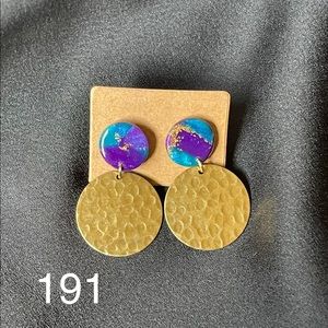 Polymer clay earrings